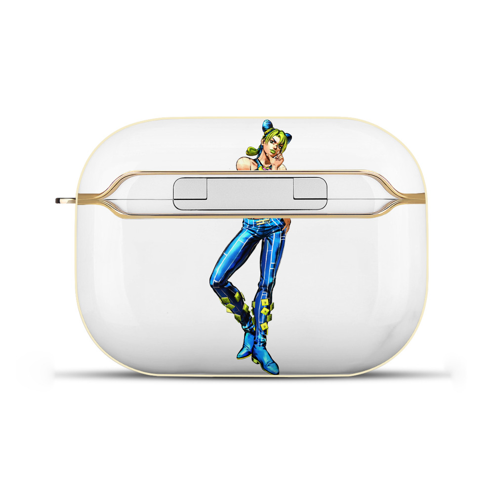 （画像用） "ジョジョの奇妙な冒険 くうじょう ジョリーン JoJo's Bizarre Adventure Jolyne Cujoh " 【AirPods Pro用】ハードシェル保護ケース｜耐衝撃・防指紋・カラビナ付き商品仕様