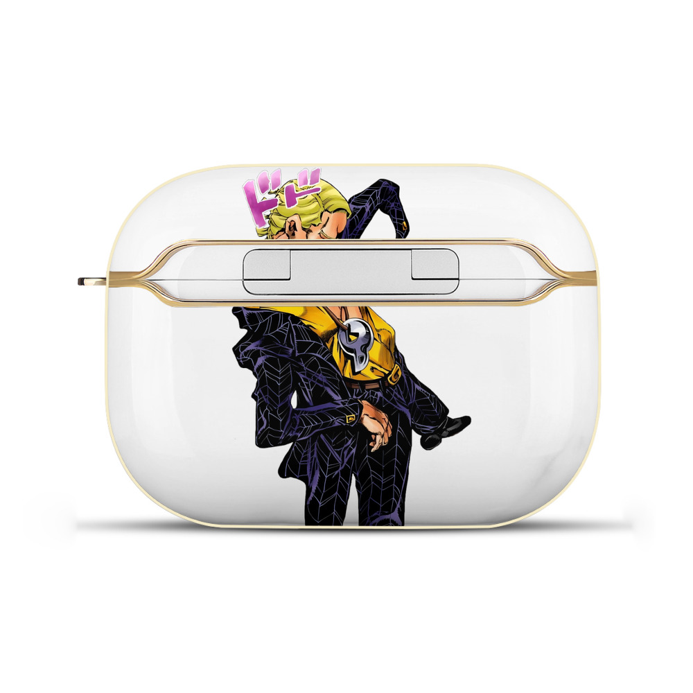 （画像用） ジョジョの奇妙な冒険 プロシュート JoJo's Bizarre Adventure Prosciutto 【AirPods Pro用】ハードシェル保護ケース｜耐衝撃・防指紋・カラビナ付き商品仕様