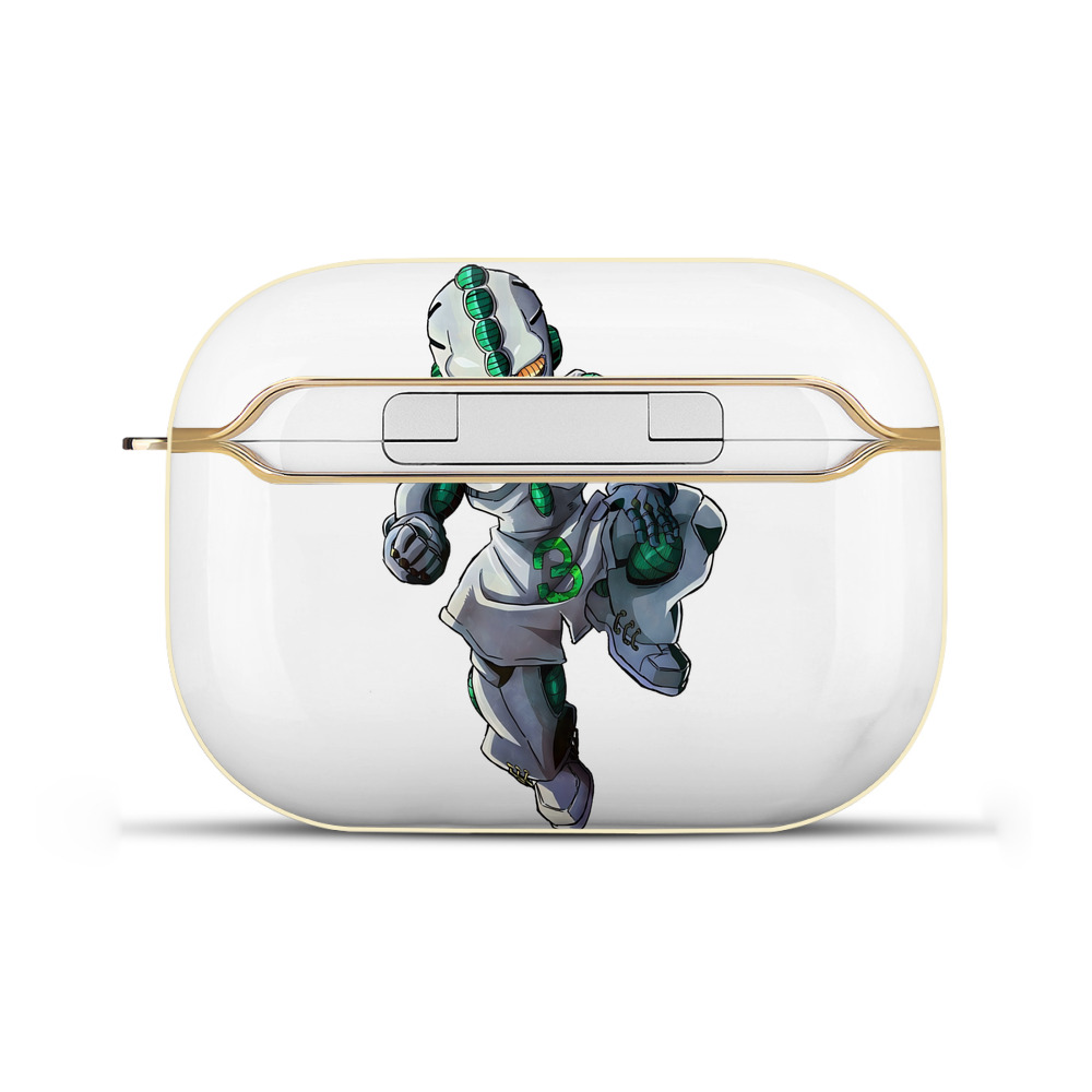 （画像用） ジョジョの奇妙な冒険 広瀨康一 JoJo's Bizarre Adventure Hirose Koichi 【AirPods Pro用】ハードシェル保護ケース｜耐衝撃・防指紋・カラビナ付き商品仕様