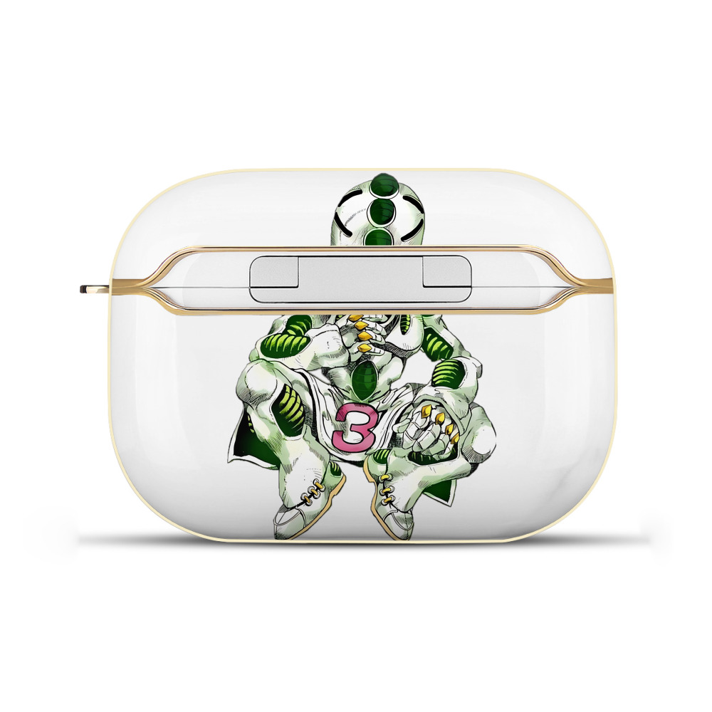（画像用） ジョジョの奇妙な冒険 広瀨康一 JoJo's Bizarre Adventure Hirose Koichi 【AirPods Pro用】ハードシェル保護ケース｜耐衝撃・防指紋・カラビナ付き商品仕様