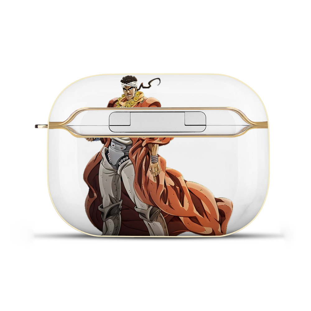 （画像用） ジョジョの奇妙な冒険 ムハンマド?アブドゥル JoJo's Bizarre Adventure Muhammad Avdol 【AirPods Pro用】ハードシェル保護ケース｜耐衝撃・防指紋・カラビナ付き商品仕様