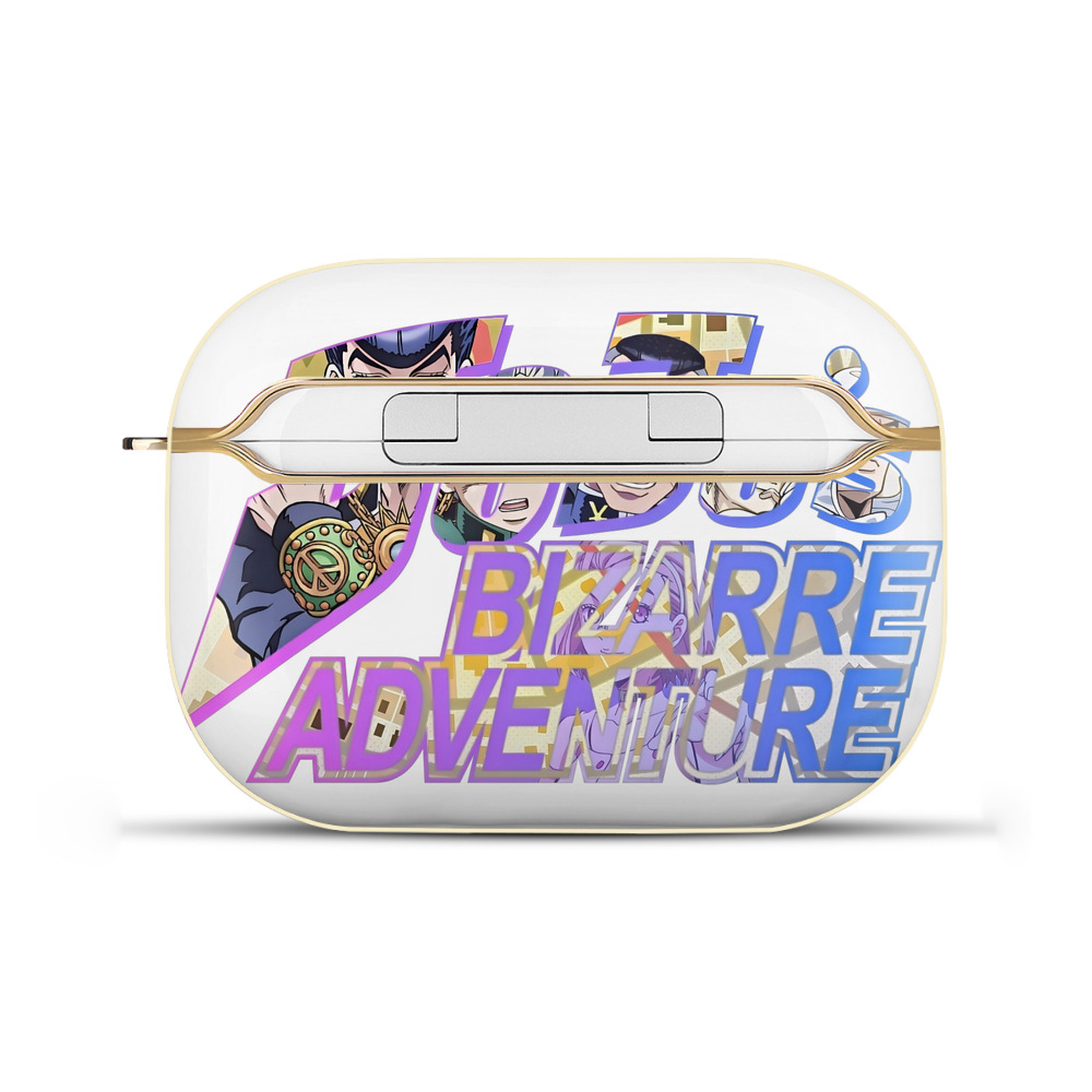 （画像用） ジョジョの奇妙な冒険 JoJo's Bizarre Adventure 【AirPods Pro用】ハードシェル保護ケース｜耐衝撃・防指紋・カラビナ付き商品仕様