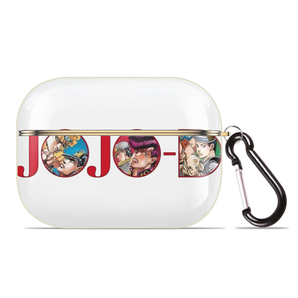 （画像用） ジョジョの奇妙な冒険 JoJo's Bizarre Adventure 【AirPods Pro用】ハードシェル保護ケース｜耐衝撃・防指紋・カラビナ付き商品仕様
