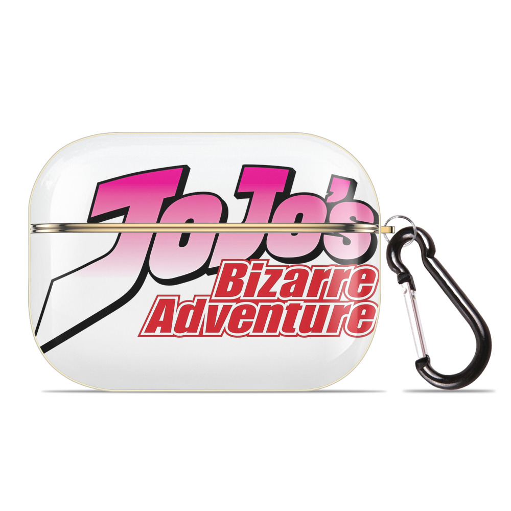 （画像用） ジョジョの奇妙な冒険 JoJo's Bizarre Adventure 【AirPods Pro用】ハードシェル保護ケース｜耐衝撃・防指紋・カラビナ付き商品仕様