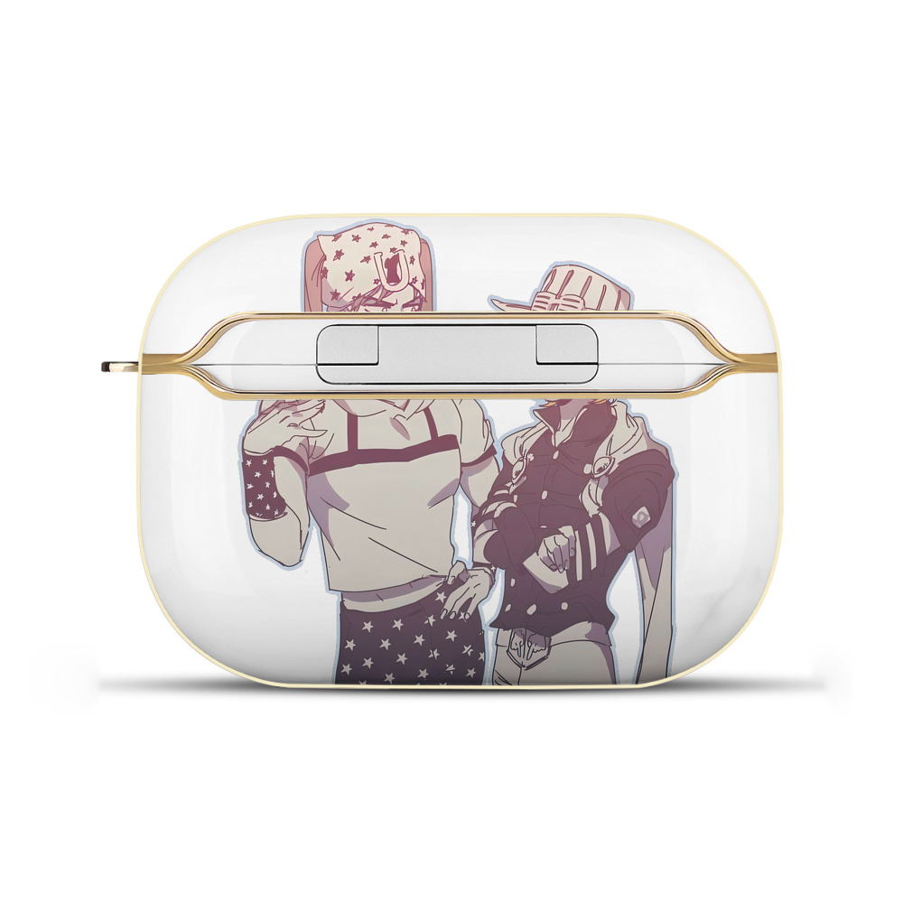 （画像用） ジョジョの奇妙な冒険 JoJo's Bizarre Adventure 【AirPods Pro用】ハードシェル保護ケース｜耐衝撃・防指紋・カラビナ付き商品仕様