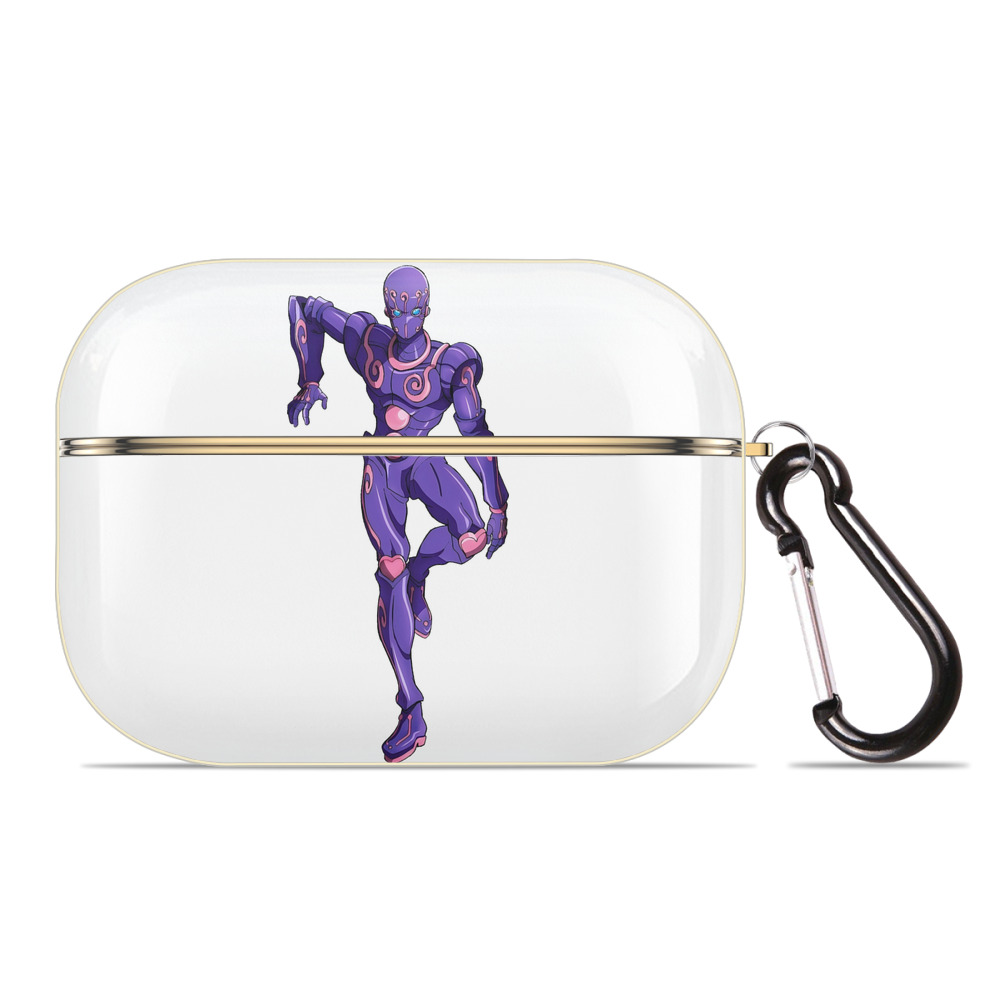 （画像用） ジョジョの奇妙な冒険 JoJo's Bizarre Adventure 【AirPods Pro用】ハードシェル保護ケース｜耐衝撃・防指紋・カラビナ付き商品仕様