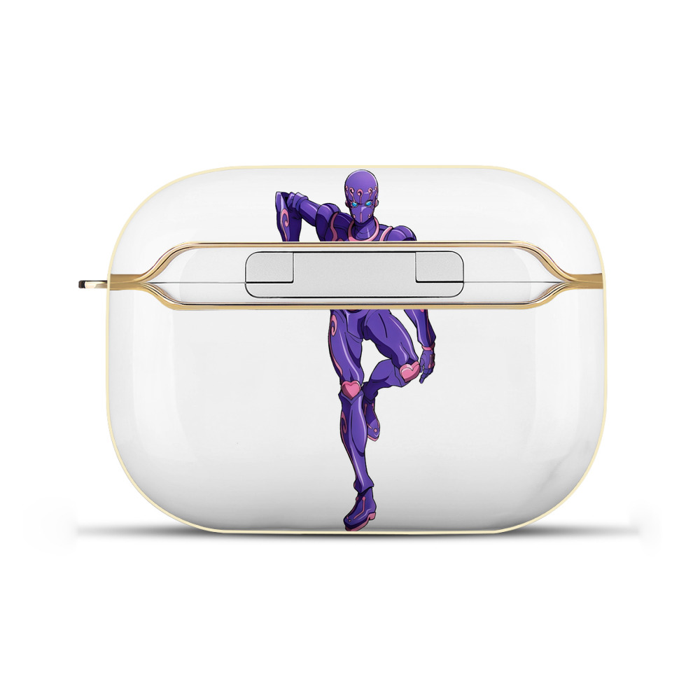 （画像用） ジョジョの奇妙な冒険 JoJo's Bizarre Adventure 【AirPods Pro用】ハードシェル保護ケース｜耐衝撃・防指紋・カラビナ付き商品仕様