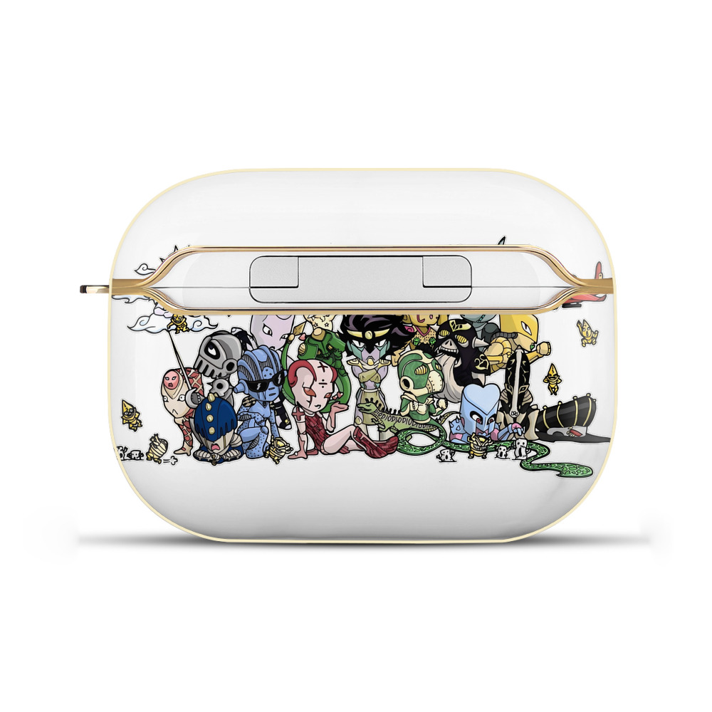（画像用） ジョジョの奇妙な冒険 JoJo's Bizarre Adventure 【AirPods Pro用】ハードシェル保護ケース｜耐衝撃・防指紋・カラビナ付き商品仕様