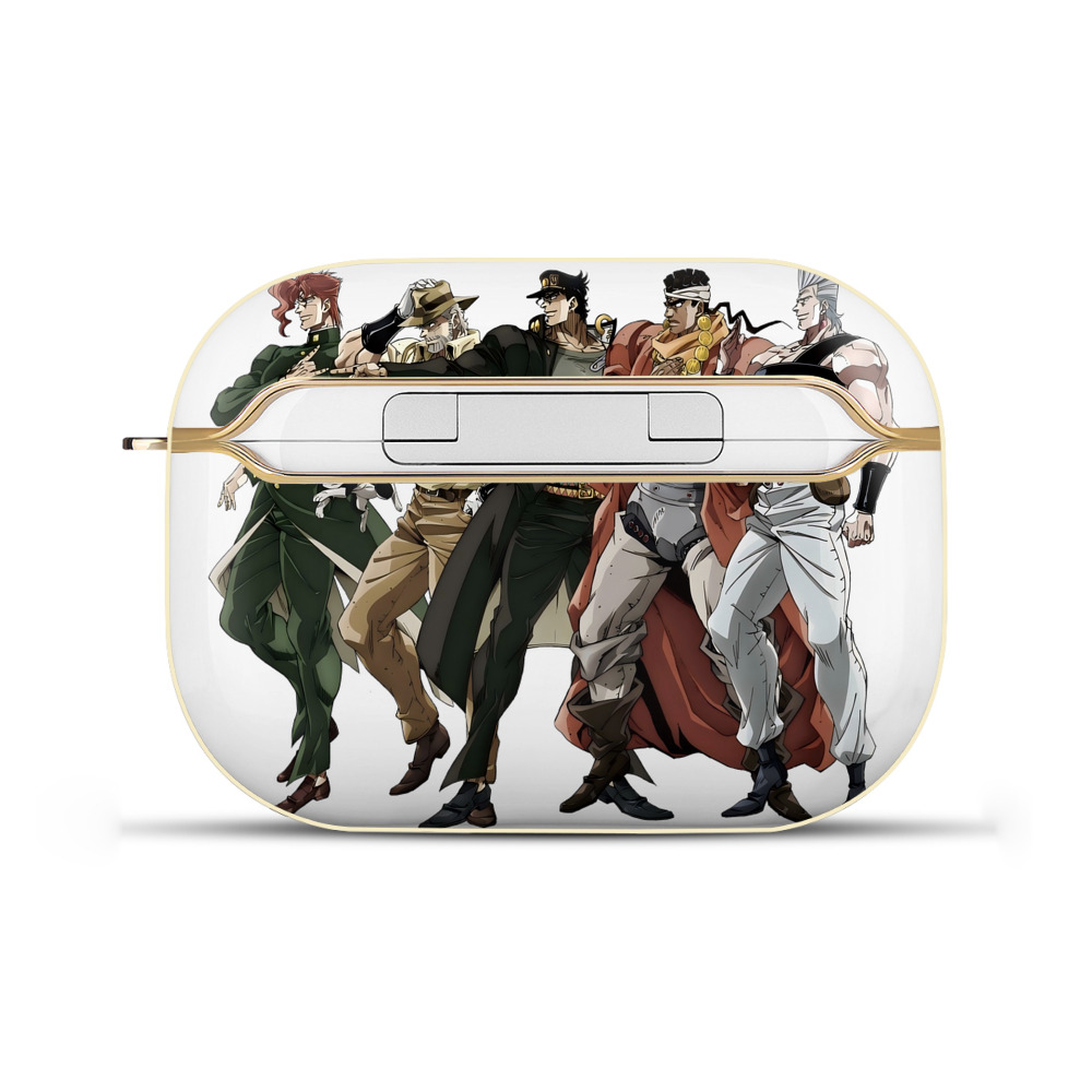 （画像用） ジョジョの奇妙な冒険 JoJo's Bizarre Adventure 【AirPods Pro用】ハードシェル保護ケース｜耐衝撃・防指紋・カラビナ付き商品仕様