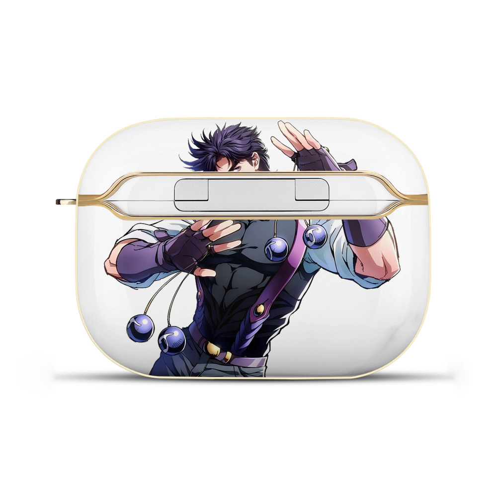 （画像用） ジョジョの奇妙な冒険 JoJo's Bizarre Adventure 【AirPods Pro用】ハードシェル保護ケース｜耐衝撃・防指紋・カラビナ付き商品仕様