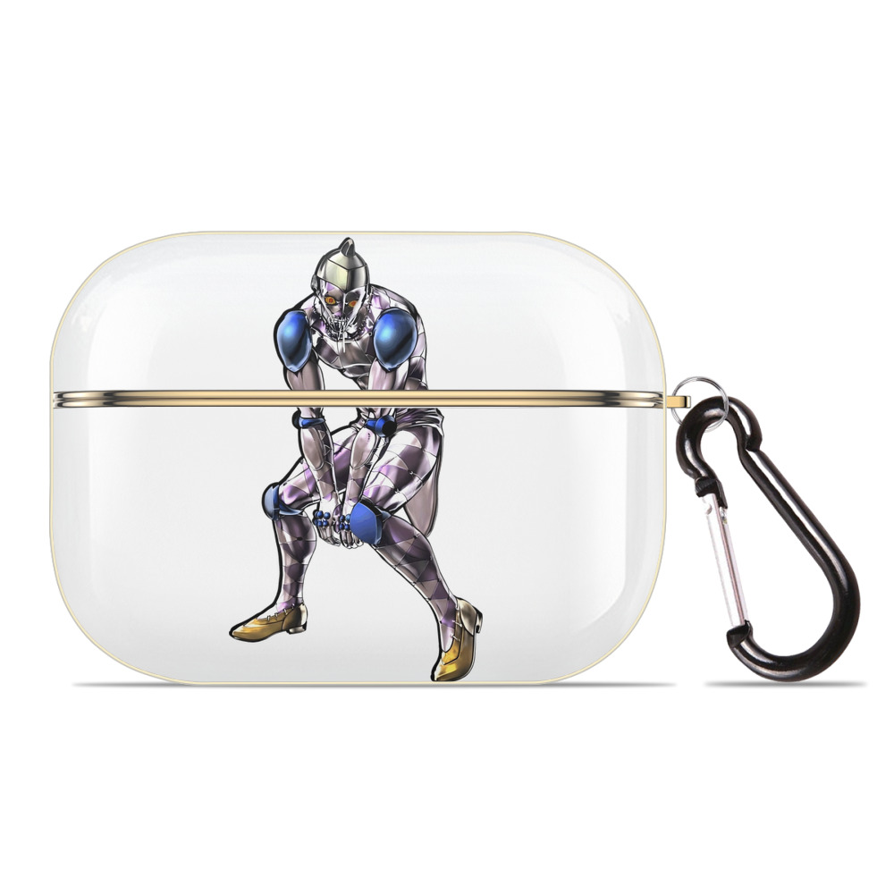 （画像用） ジョジョの奇妙な冒険 JoJo's Bizarre Adventure 【AirPods Pro用】ハードシェル保護ケース｜耐衝撃・防指紋・カラビナ付き商品仕様