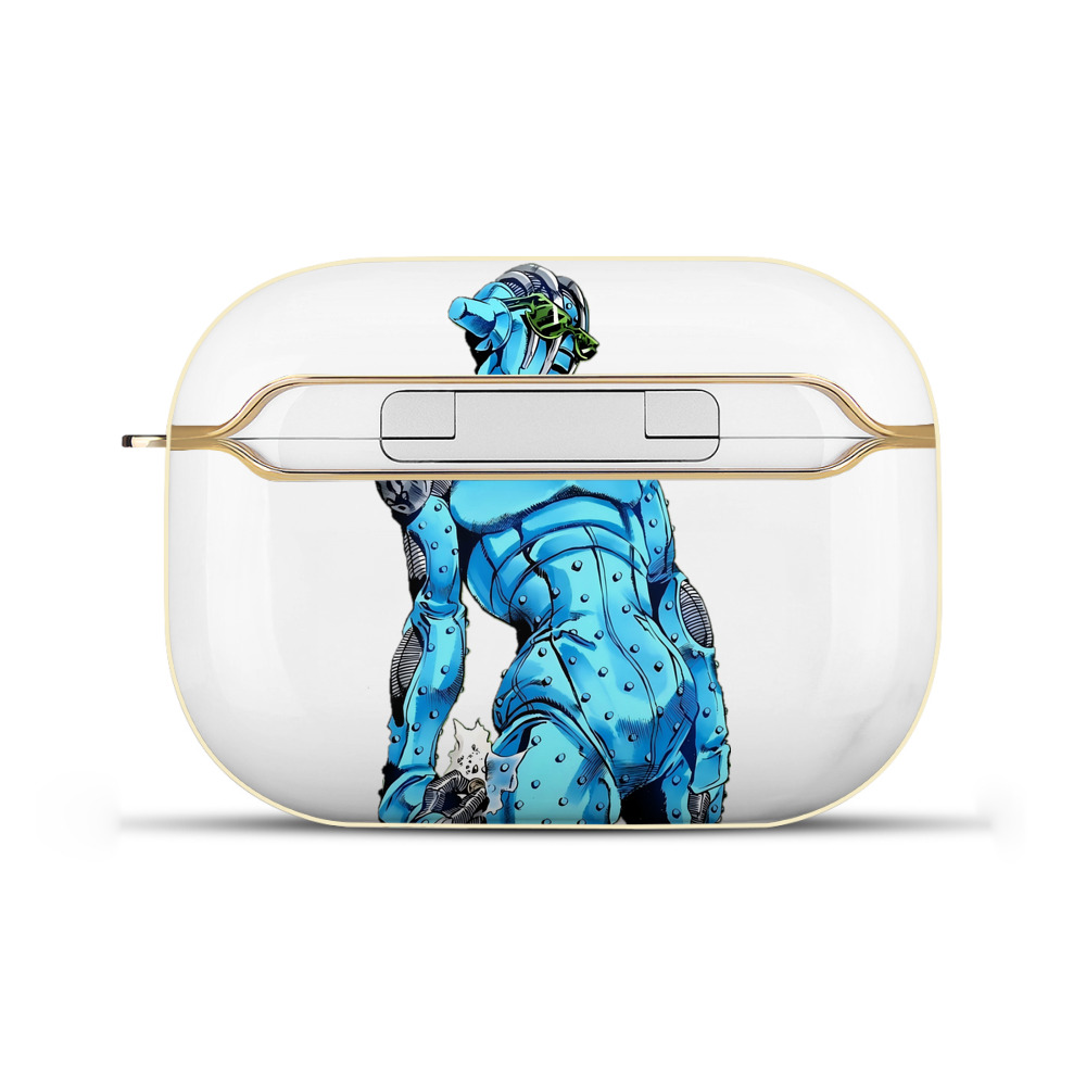 （画像用） ジョジョの奇妙な冒険 JoJo's Bizarre Adventure 【AirPods Pro用】ハードシェル保護ケース｜耐衝撃・防指紋・カラビナ付き商品仕様