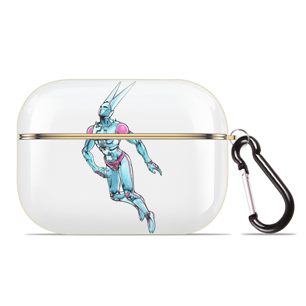 （画像用） ジョジョの奇妙な冒険 JoJo's Bizarre Adventure 【AirPods Pro用】ハードシェル保護ケース｜耐衝撃・防指紋・カラビナ付き商品仕様