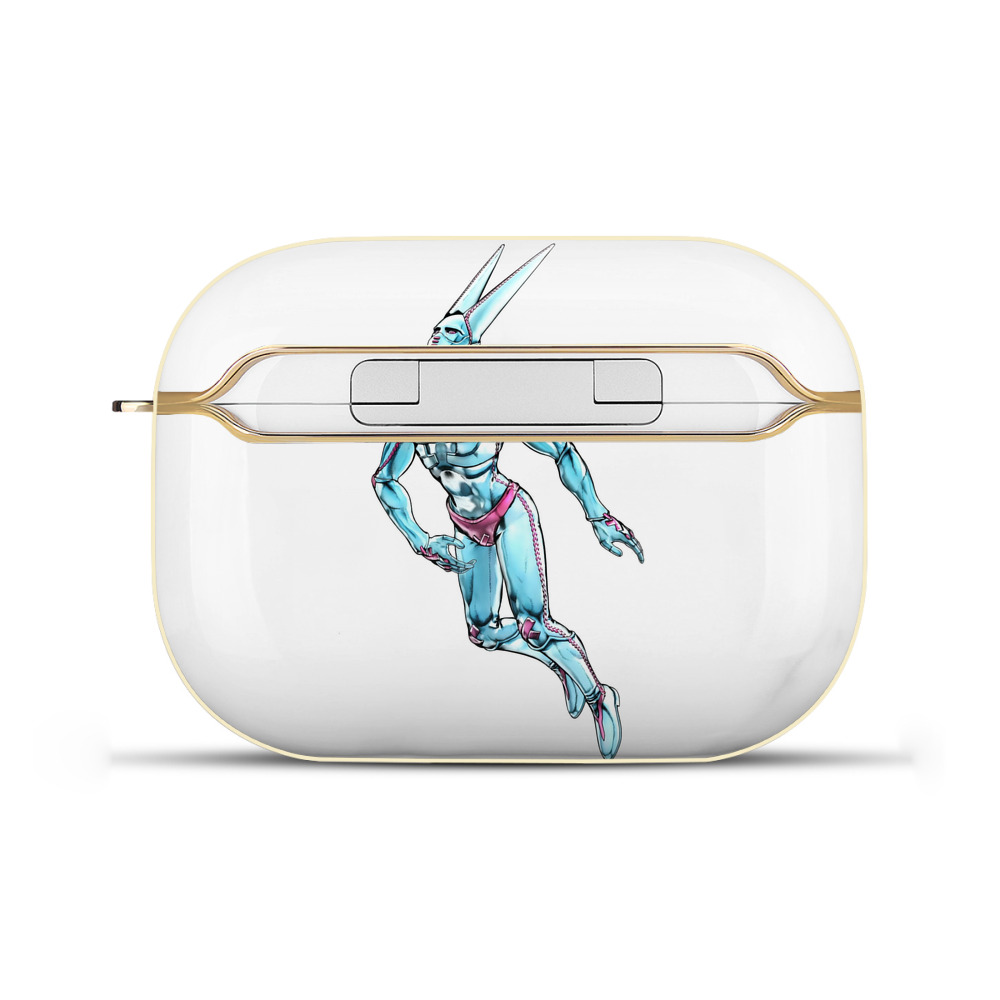 （画像用） ジョジョの奇妙な冒険 JoJo's Bizarre Adventure 【AirPods Pro用】ハードシェル保護ケース｜耐衝撃・防指紋・カラビナ付き商品仕様