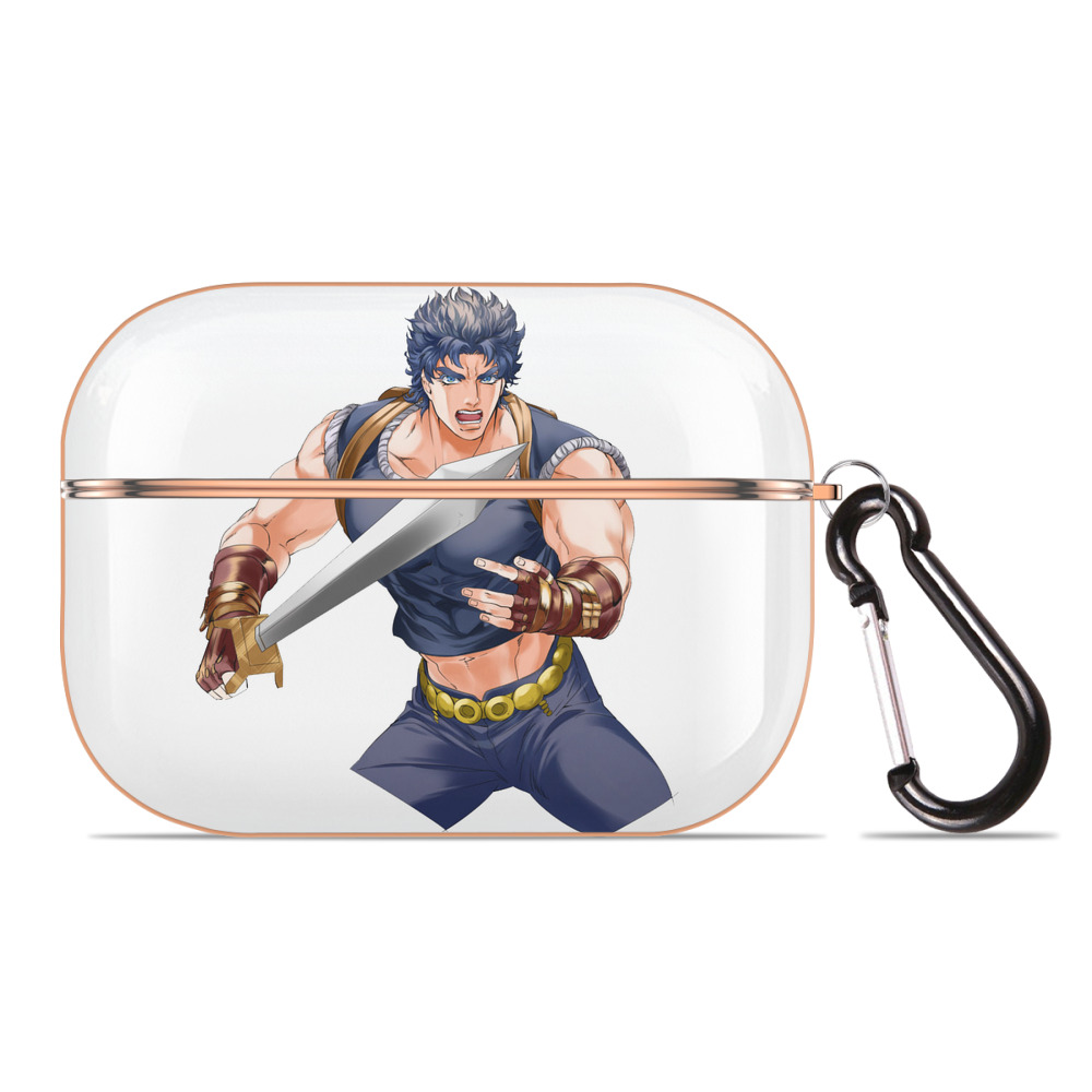 （画像用） ジョジョの奇妙な冒険 /ジョナサン?ジョースター JoJo's Bizarre Adventure Jonathan Joestar 【AirPods Pro用】ハードシェル保護ケース｜耐衝撃・防指紋・カラビナ付き商品仕様