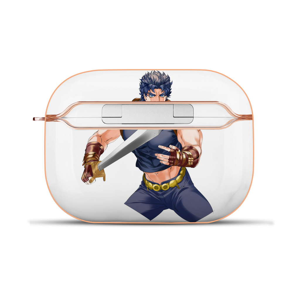 （画像用） ジョジョの奇妙な冒険 /ジョナサン?ジョースター JoJo's Bizarre Adventure Jonathan Joestar 【AirPods Pro用】ハードシェル保護ケース｜耐衝撃・防指紋・カラビナ付き商品仕様