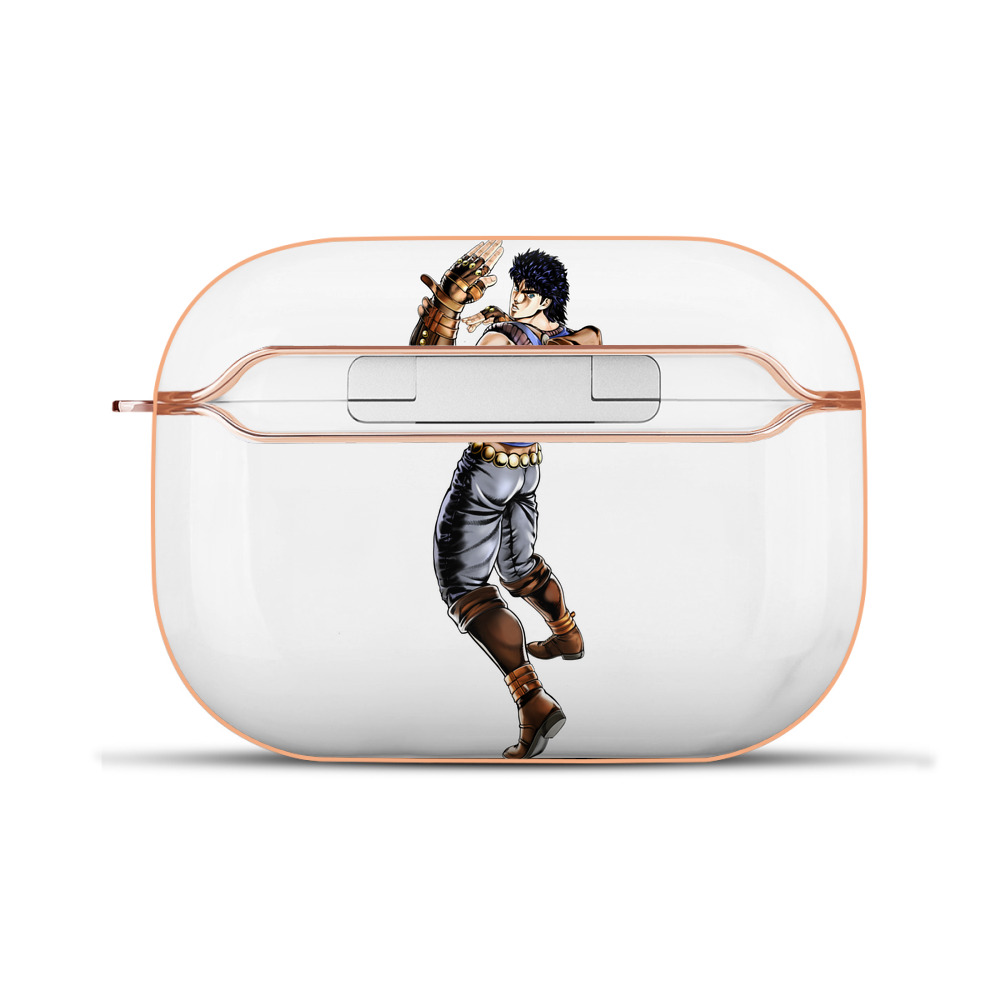 （画像用） ジョジョの奇妙な冒険 /ジョナサン?ジョースター JoJo's Bizarre Adventure Jonathan Joestar 【AirPods Pro用】ハードシェル保護ケース｜耐衝撃・防指紋・カラビナ付き商品仕様