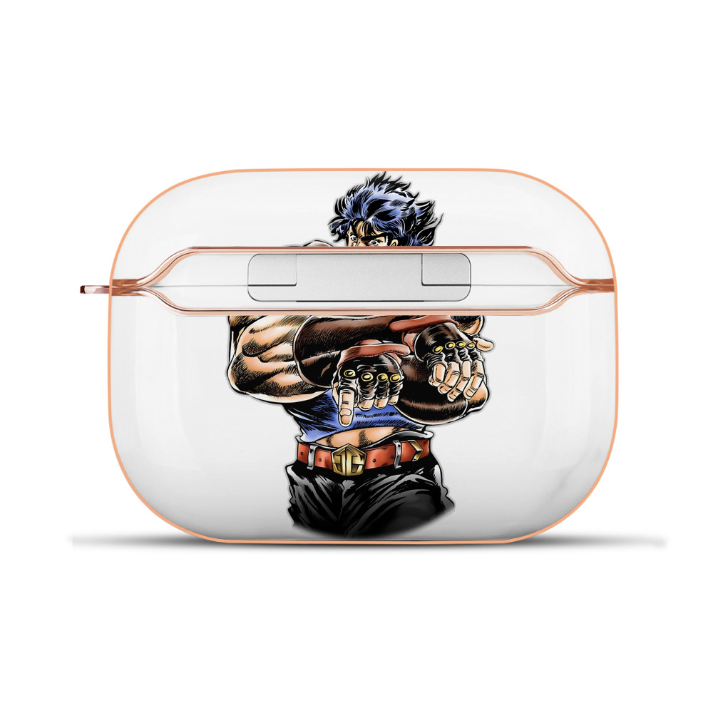 （画像用） ジョジョの奇妙な冒険 /ジョナサン?ジョースター JoJo's Bizarre Adventure Jonathan Joestar 【AirPods Pro用】ハードシェル保護ケース｜耐衝撃・防指紋・カラビナ付き商品仕様