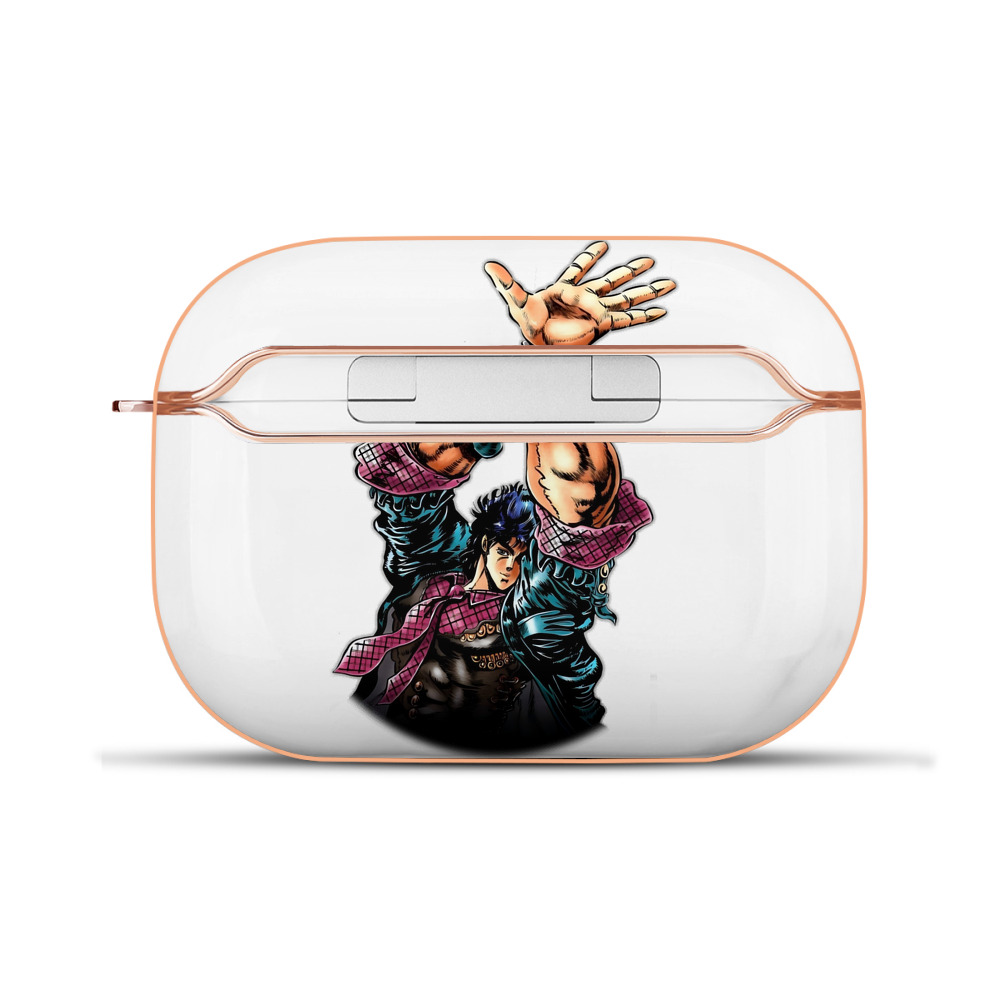 （画像用） ジョジョの奇妙な冒険 /ジョナサン?ジョースター JoJo's Bizarre Adventure Jonathan Joestar 【AirPods Pro用】ハードシェル保護ケース｜耐衝撃・防指紋・カラビナ付き商品仕様