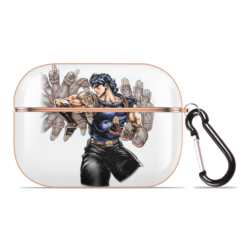 （画像用） ジョジョの奇妙な冒険 /ジョナサン?ジョースター JoJo's Bizarre Adventure Jonathan Joestar 【AirPods Pro用】ハードシェル保護ケース｜耐衝撃・防指紋・カラビナ付き商品仕様
