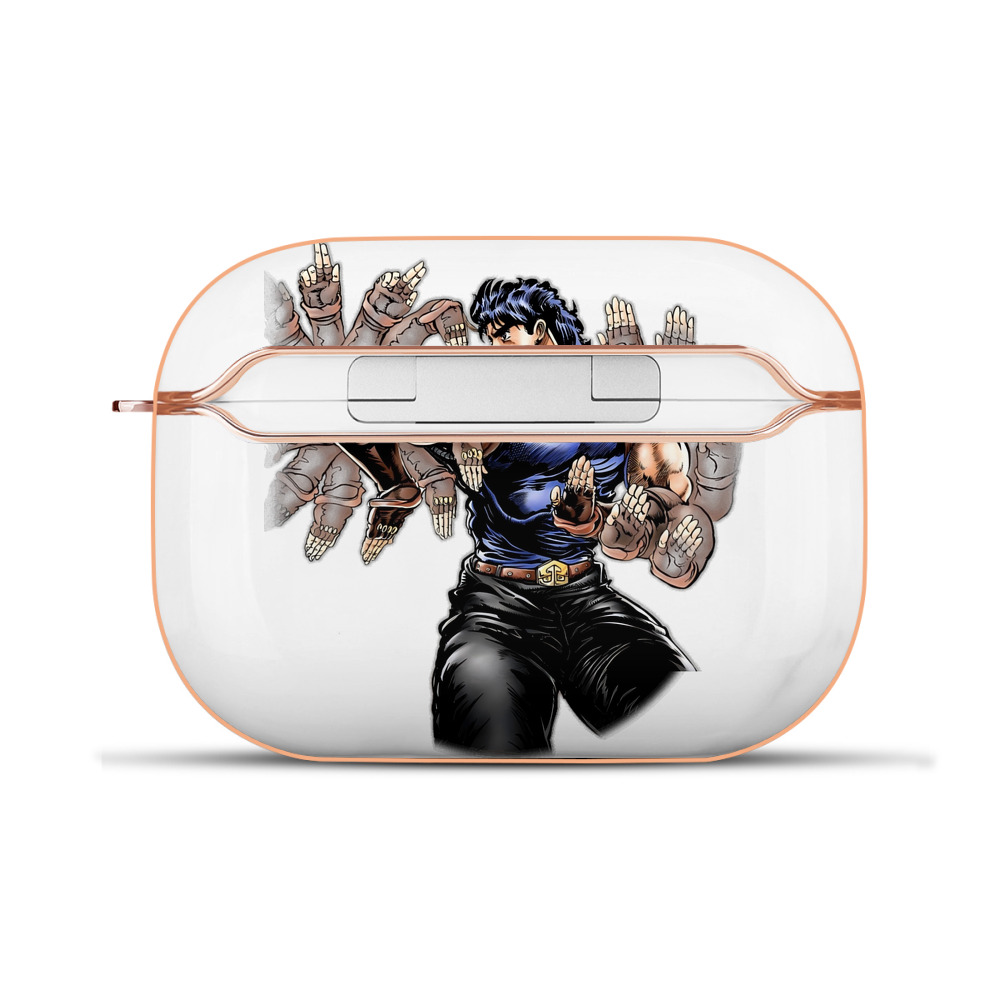 （画像用） ジョジョの奇妙な冒険 /ジョナサン?ジョースター JoJo's Bizarre Adventure Jonathan Joestar 【AirPods Pro用】ハードシェル保護ケース｜耐衝撃・防指紋・カラビナ付き商品仕様