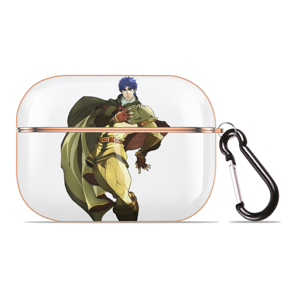 （画像用） ジョジョの奇妙な冒険 /ジョナサン?ジョースター JoJo's Bizarre Adventure Jonathan Joestar 【AirPods Pro用】ハードシェル保護ケース｜耐衝撃・防指紋・カラビナ付き商品仕様