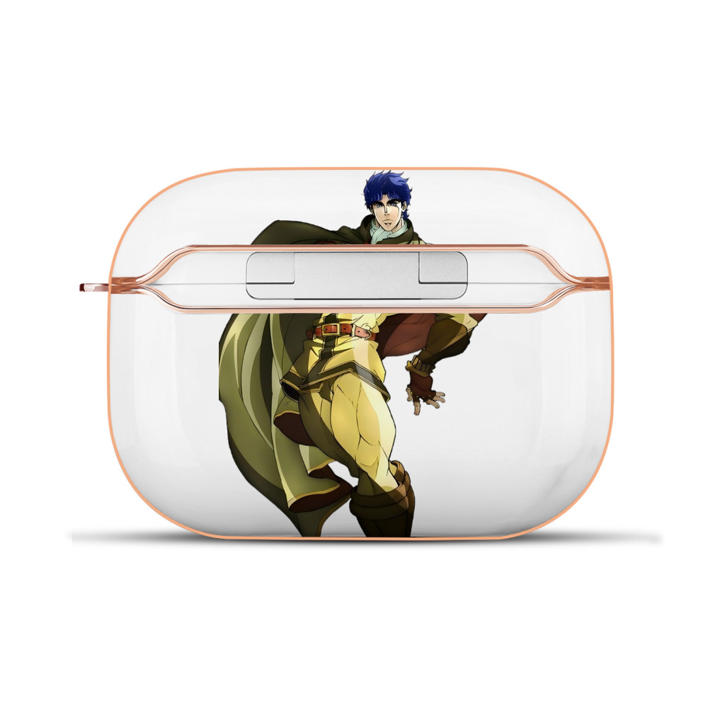 （画像用） ジョジョの奇妙な冒険 /ジョナサン?ジョースター JoJo's Bizarre Adventure Jonathan Joestar 【AirPods Pro用】ハードシェル保護ケース｜耐衝撃・防指紋・カラビナ付き商品仕様