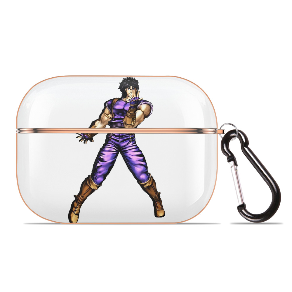 （画像用） ジョジョの奇妙な冒険 /ジョナサン?ジョースター JoJo's Bizarre Adventure Jonathan Joestar 【AirPods Pro用】ハードシェル保護ケース｜耐衝撃・防指紋・カラビナ付き商品仕様