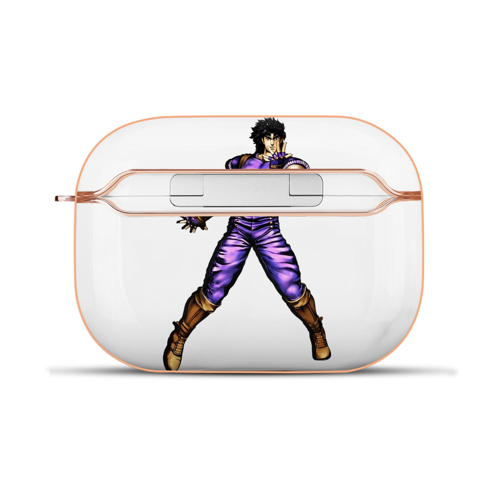 （画像用） ジョジョの奇妙な冒険 /ジョナサン?ジョースター JoJo's Bizarre Adventure Jonathan Joestar 【AirPods Pro用】ハードシェル保護ケース｜耐衝撃・防指紋・カラビナ付き商品仕様