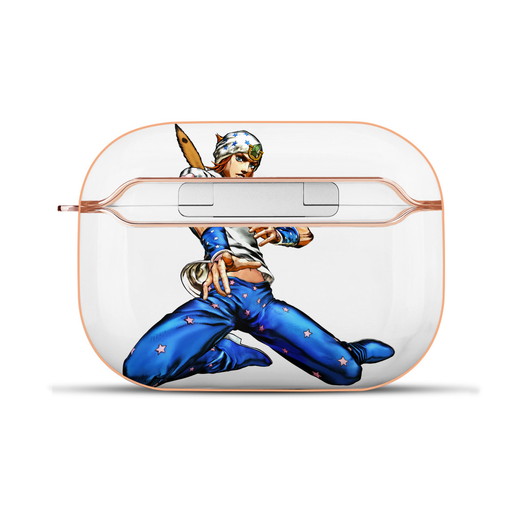 （画像用） ジョジョの奇妙な冒険 ジョナサン?ジョースター JoJo's Bizarre Adventure Jonathan Joestar 【AirPods Pro用】ハードシェル保護ケース｜耐衝撃・防指紋・カラビナ付き商品仕様