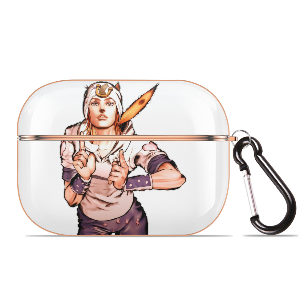 （画像用） ジョジョの奇妙な冒険 ジョナサン?ジョースター JoJo's Bizarre Adventure Jonathan Joestar 【AirPods Pro用】ハードシェル保護ケース｜耐衝撃・防指紋・カラビナ付き商品仕様