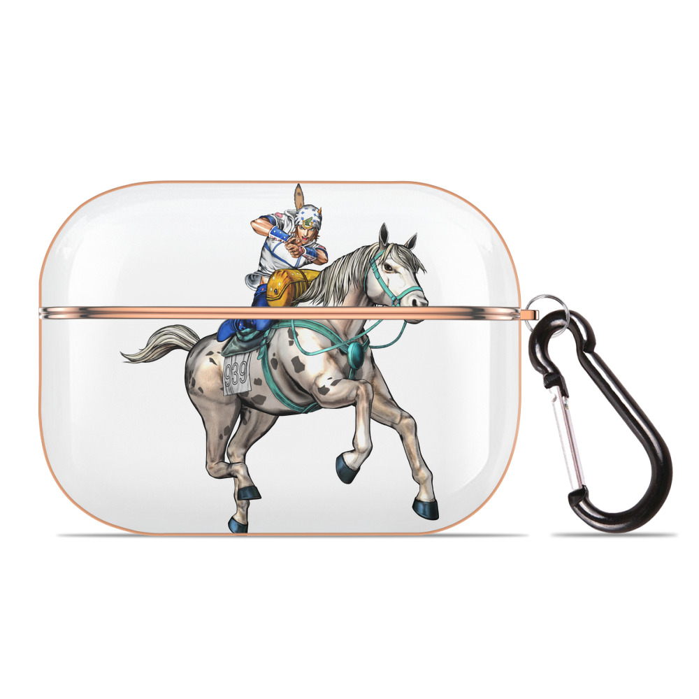 （画像用） ジョジョの奇妙な冒険 ジョナサン?ジョースター JoJo's Bizarre Adventure Jonathan Joestar 【AirPods Pro用】ハードシェル保護ケース｜耐衝撃・防指紋・カラビナ付き商品仕様