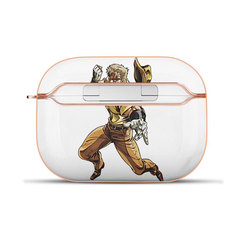 （画像用） ジョジョの奇妙な冒険 ジョセフ?ジョースター JoJo's Bizarre Adventure Joseph Joestar 【AirPods Pro用】ハードシェル保護ケース｜耐衝撃・防指紋・カラビナ付き商品仕様