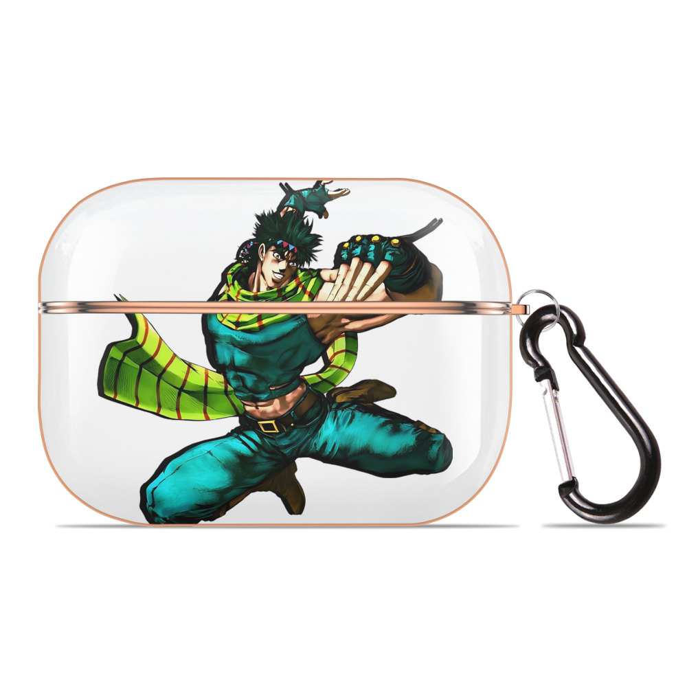 （画像用） ジョジョの奇妙な冒険 ジョセフ?ジョースター JoJo's Bizarre Adventure Joseph Joestar 【AirPods Pro用】ハードシェル保護ケース｜耐衝撃・防指紋・カラビナ付き商品仕様