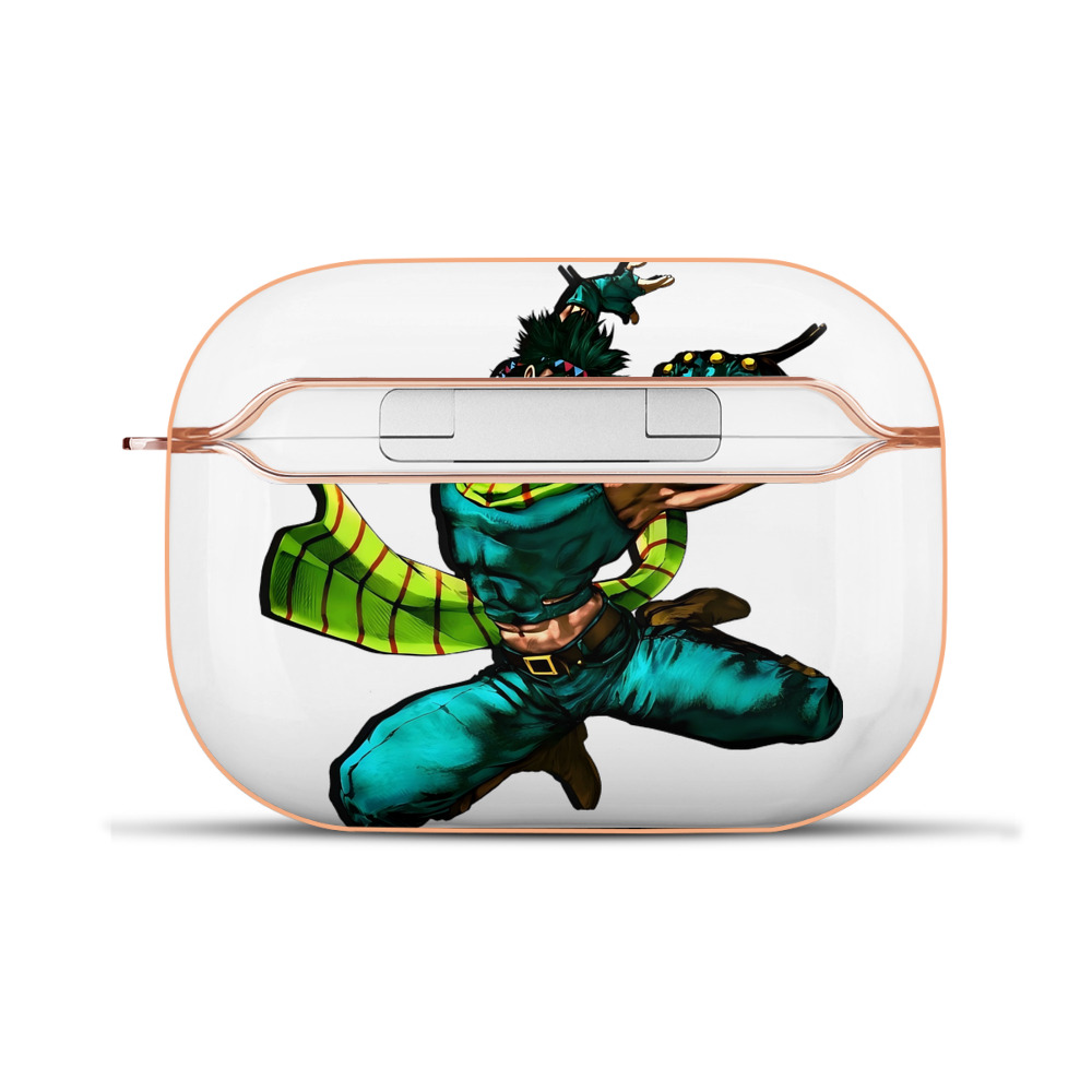 （画像用） ジョジョの奇妙な冒険 ジョセフ?ジョースター JoJo's Bizarre Adventure Joseph Joestar 【AirPods Pro用】ハードシェル保護ケース｜耐衝撃・防指紋・カラビナ付き商品仕様