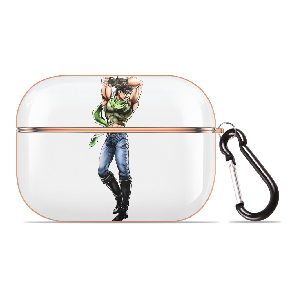 （画像用） ジョジョの奇妙な冒険 ジョセフ?ジョースター JoJo's Bizarre Adventure Joseph Joestar 【AirPods Pro用】ハードシェル保護ケース｜耐衝撃・防指紋・カラビナ付き商品仕様