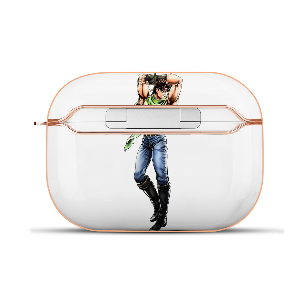 （画像用） ジョジョの奇妙な冒険 ジョセフ?ジョースター JoJo's Bizarre Adventure Joseph Joestar 【AirPods Pro用】ハードシェル保護ケース｜耐衝撃・防指紋・カラビナ付き商品仕様