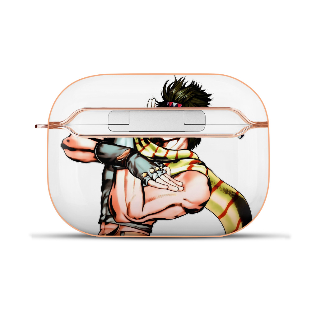 （画像用） ジョジョの奇妙な冒険 ジョセフ?ジョースター JoJo's Bizarre Adventure Joseph Joestar 【AirPods Pro用】ハードシェル保護ケース｜耐衝撃・防指紋・カラビナ付き商品仕様