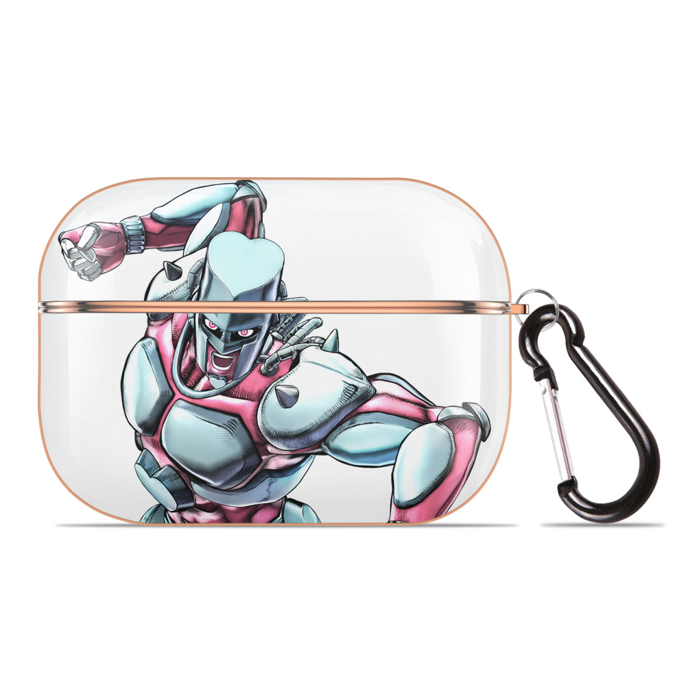 （画像用） ジョジョの奇妙な冒険 ひがしかた じょうすけ JoJo's Bizarre Adventure Higashikata Josuke 【AirPods Pro用】ハードシェル保護ケース｜耐衝撃・防指紋・カラビナ付き商品仕様