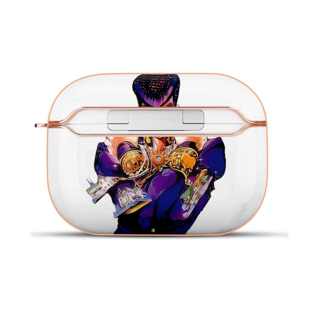 （画像用） ジョジョの奇妙な冒険 ひがしかた じょうすけ JoJo's Bizarre Adventure Higashikata Josuke 【AirPods Pro用】ハードシェル保護ケース｜耐衝撃・防指紋・カラビナ付き商品仕様