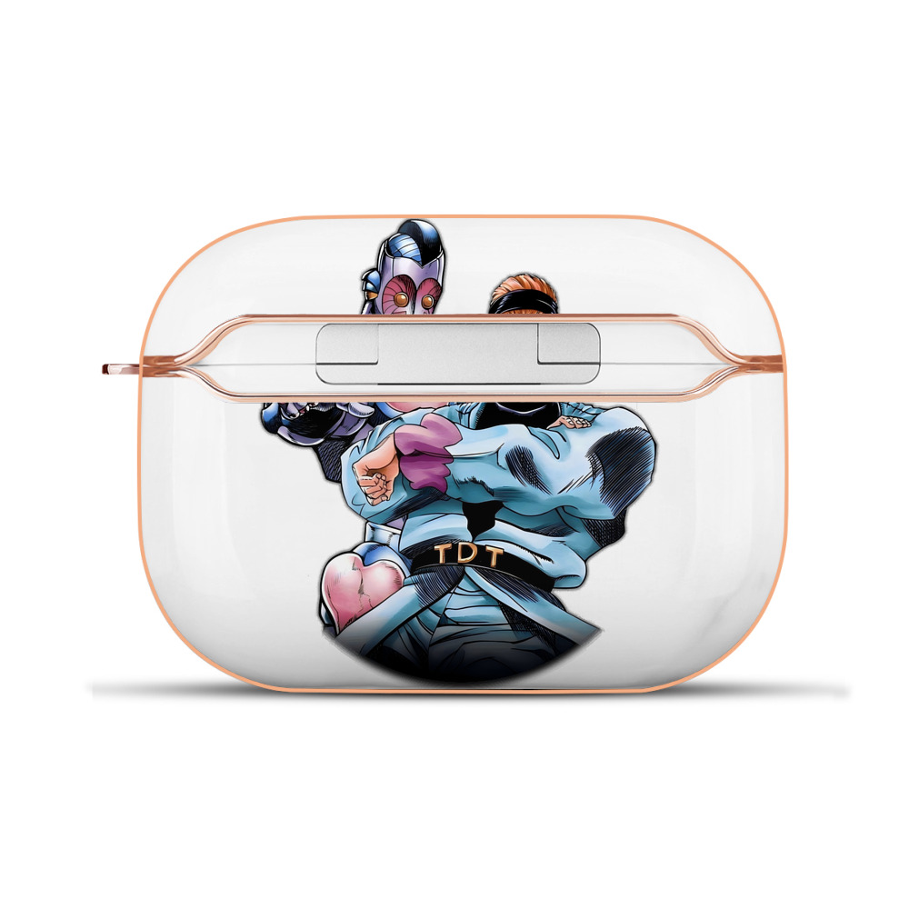 （画像用） ジョジョの奇妙な冒険 ひがしかた じょうすけ JoJo's Bizarre Adventure Higashikata Josuke 【AirPods Pro用】ハードシェル保護ケース｜耐衝撃・防指紋・カラビナ付き商品仕様