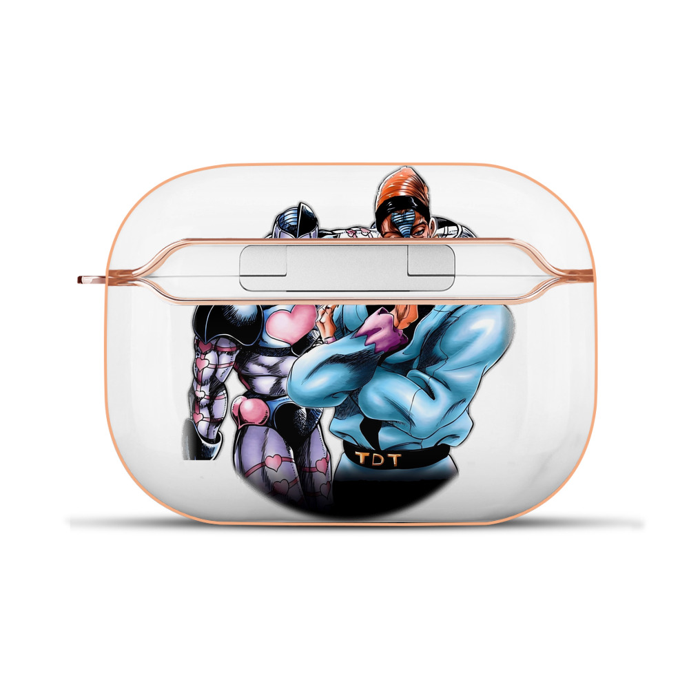 （画像用） ジョジョの奇妙な冒険 ひがしかた じょうすけ JoJo's Bizarre Adventure Higashikata Josuke 【AirPods Pro用】ハードシェル保護ケース｜耐衝撃・防指紋・カラビナ付き商品仕様
