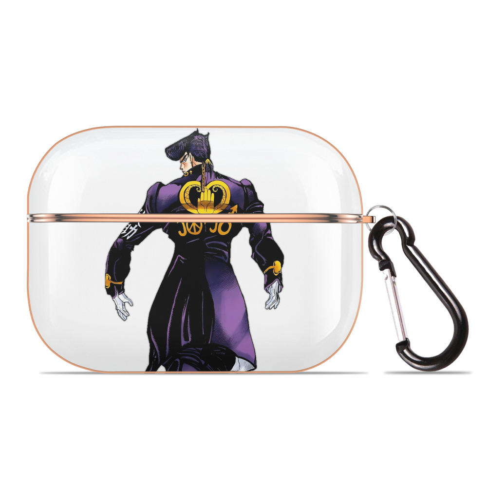 （画像用） ジョジョの奇妙な冒険 ひがしかた じょうすけ JoJo's Bizarre Adventure Higashikata Josuke 【AirPods Pro用】ハードシェル保護ケース｜耐衝撃・防指紋・カラビナ付き商品仕様