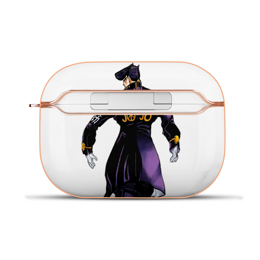 （画像用） ジョジョの奇妙な冒険 ひがしかた じょうすけ JoJo's Bizarre Adventure Higashikata Josuke 【AirPods Pro用】ハードシェル保護ケース｜耐衝撃・防指紋・カラビナ付き商品仕様