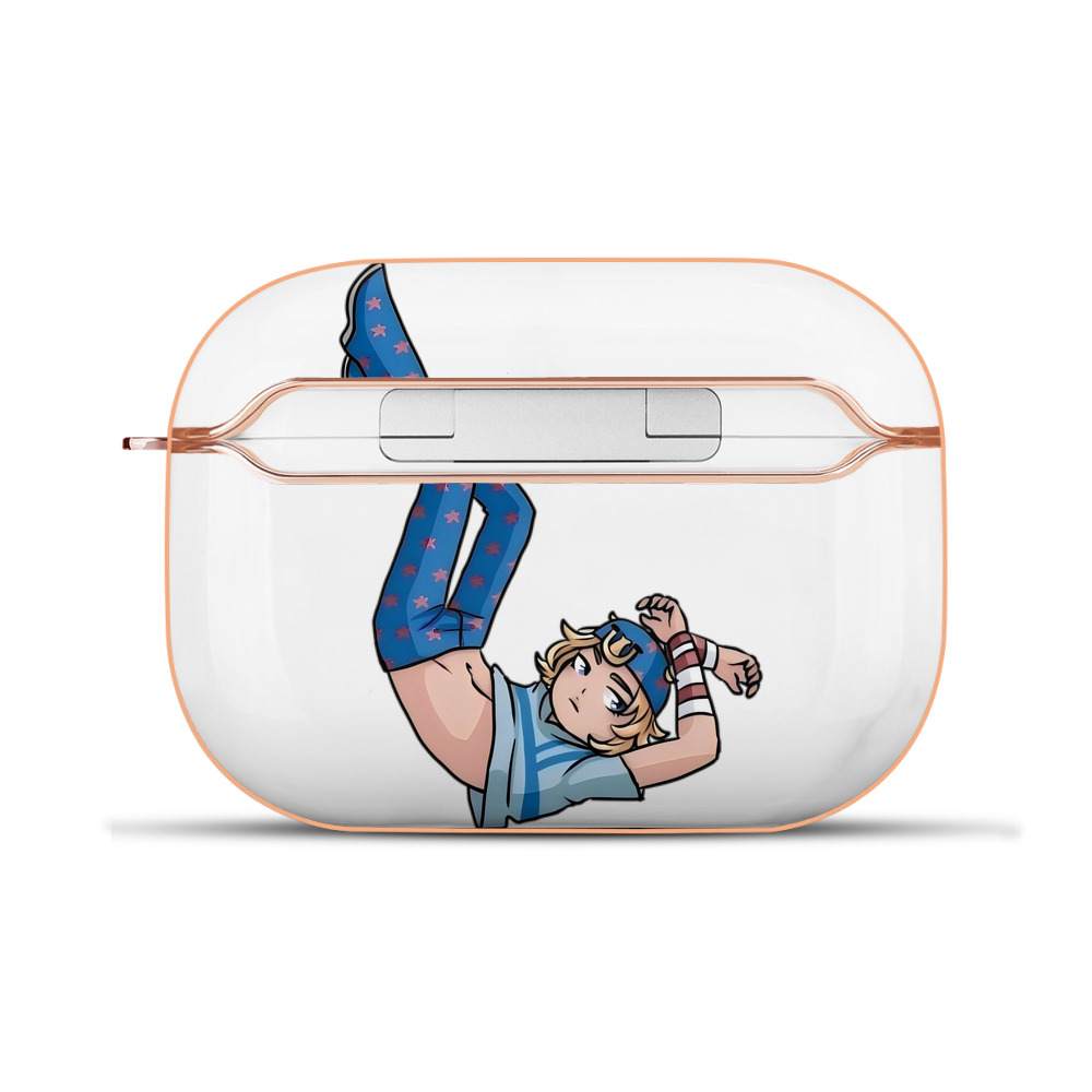 （画像用） ジョジョの奇妙な冒険 グイード?ミスタ JoJo's Bizarre Adventure Guido Mista 【AirPods Pro用】ハードシェル保護ケース｜耐衝撃・防指紋・カラビナ付き商品仕様