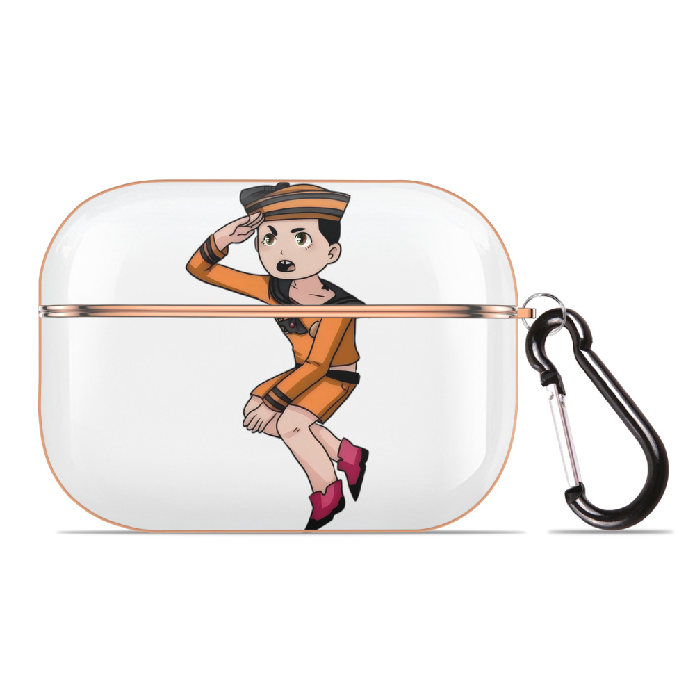 （画像用） ジョジョの奇妙な冒険 東方定助 JoJo's Bizarre Adventure Higashikata Josuke 【AirPods Pro用】ハードシェル保護ケース｜耐衝撃・防指紋・カラビナ付き商品仕様