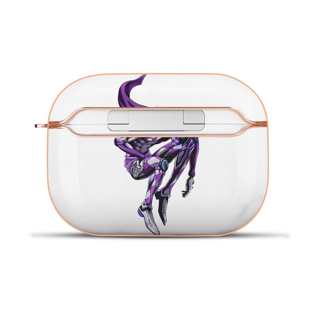 （画像用） ジョジョの奇妙な冒険 パンナコッタ?フー JoJo's Bizarre Adventure Pannacotta Fugo 【AirPods Pro用】ハードシェル保護ケース｜耐衝撃・防指紋・カラビナ付き商品仕様