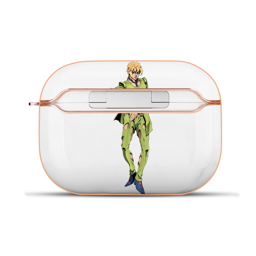 （画像用） ジョジョの奇妙な冒険 パンナコッタ?フー JoJo's Bizarre Adventure Pannacotta Fugo 【AirPods Pro用】ハードシェル保護ケース｜耐衝撃・防指紋・カラビナ付き商品仕様