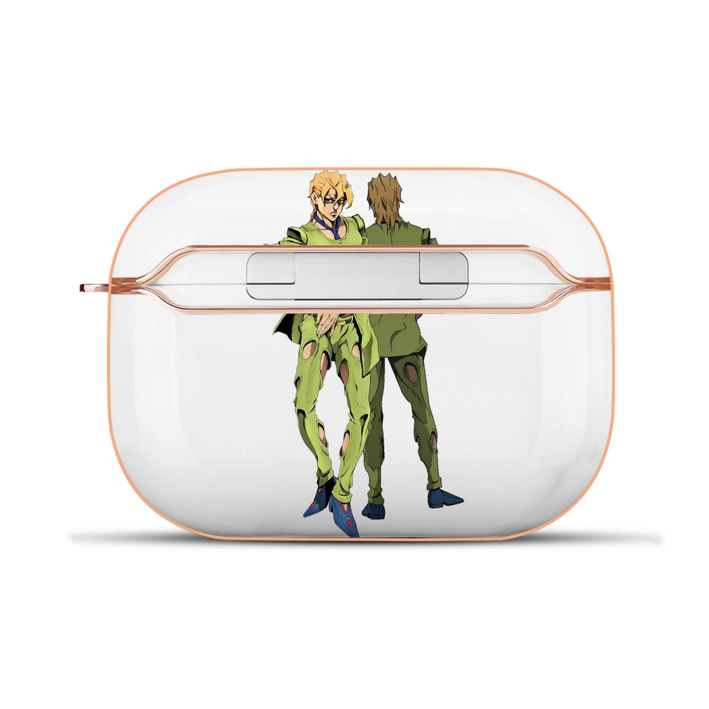 （画像用） ジョジョの奇妙な冒険 パンナコッタ?フー JoJo's Bizarre Adventure Pannacotta Fugo 【AirPods Pro用】ハードシェル保護ケース｜耐衝撃・防指紋・カラビナ付き商品仕様
