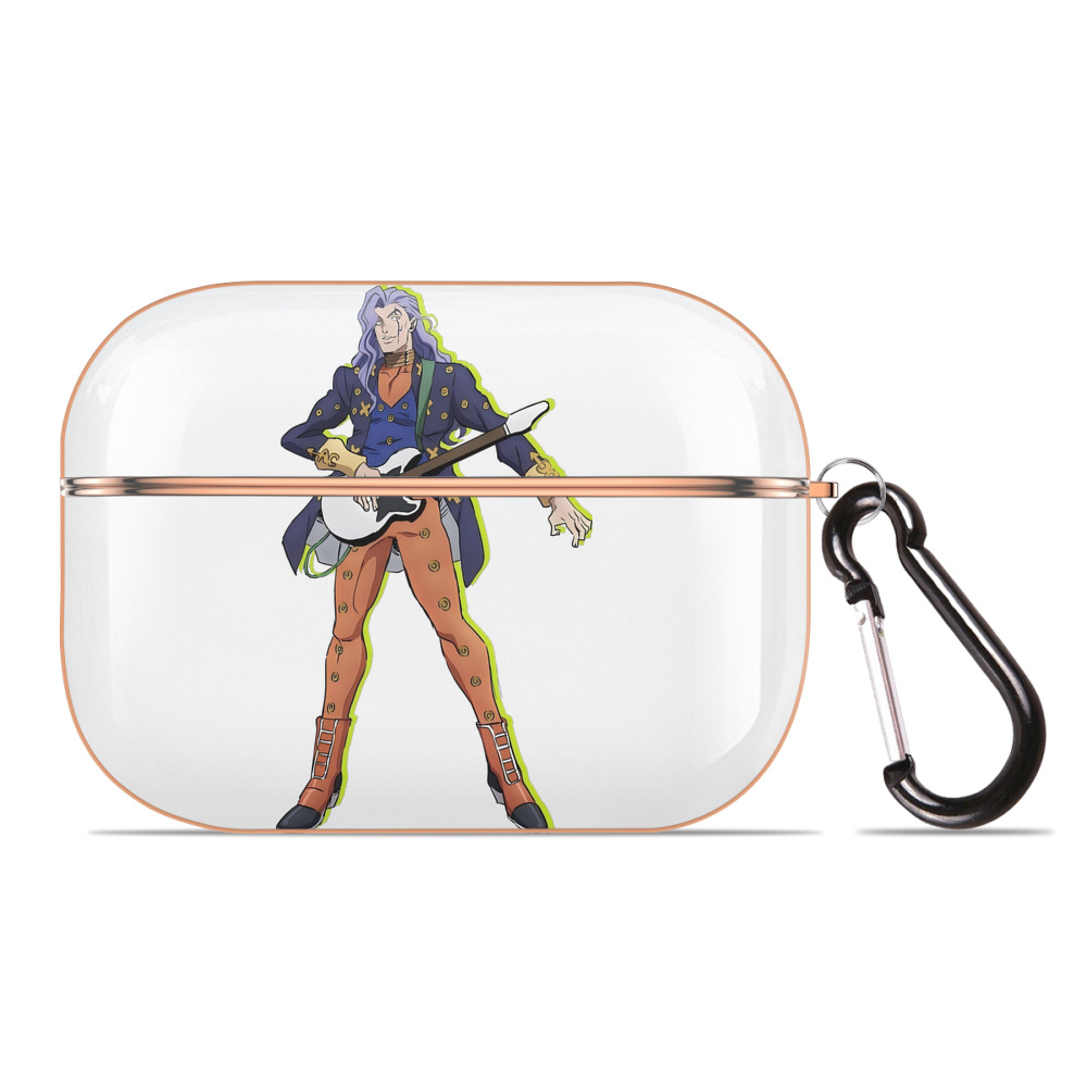 （画像用） ジョジョの奇妙な冒険 おといし あきら JoJo's Bizarre Adventure Akira Otoishi 【AirPods Pro用】ハードシェル保護ケース｜耐衝撃・防指紋・カラビナ付き商品仕様
